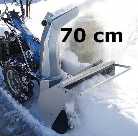 Dwustopniowy pług wirnikowy do śniegu