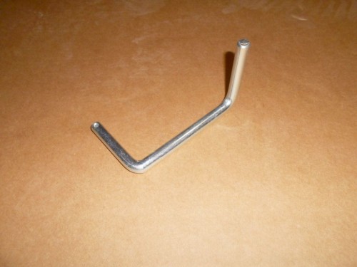 Rączka mechanizmu regulacji głębokości roboczej do glebogryzarek BCS.