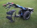Pług jednoskibowy odwracalny do ciągników jednoosiowych - ciągnik BCS 740 z kołami 12 oraz obciążnikami 2 x 34kg