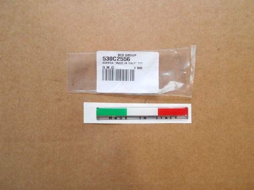 Naklejka MADE IN ITALY.