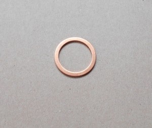 Uszczelka miedziana korka spustu oleju hydraulicznego