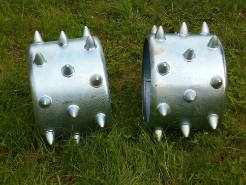 Koła walcowe z kolcami do ciągników jednoosiowych BCS