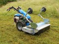 Kosiarka bijakowa Shark z zamontowanymi kołami podporowymi