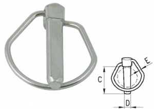 Zawleczka z pierścieniem